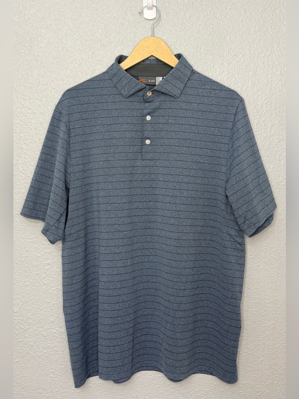 KJUS | Stripped Performance Golf Polo | Size XXL